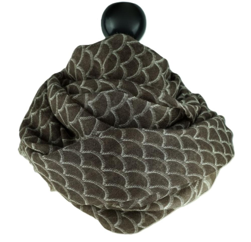 AHMADDY Kaschmir Schal natur braun